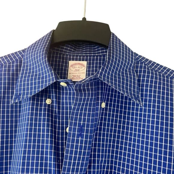 Brooks Brothers 346 The Original Polo LS Button Down Shirt 15.5-4/5 Regular Fit - Picture 2 of 7